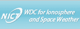 WDC for ionosphere<br>and space weather
